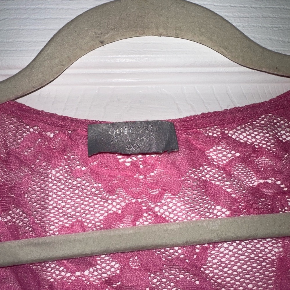 Pink two piece set. Sold together it separate from outcast